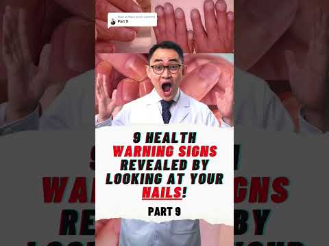 9 HEALTH WARNING SIGNS REVEALED BY LOOKING AT YOUR NAILS! #shorts