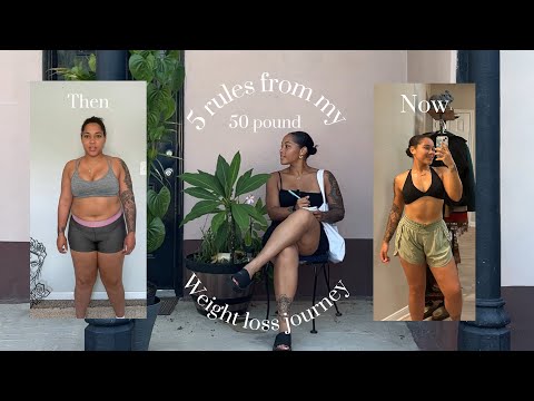 Rules & Practices from My 50 Pound Weight Loss journey | A Vlog :)