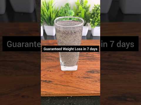 Weight loss drink | Chia seeds drink #weightloss #bellyfatloss #shorts